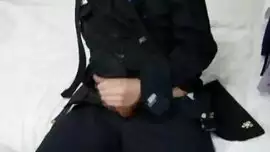 شرطي اليابانية الجنس الشرجي مبلل